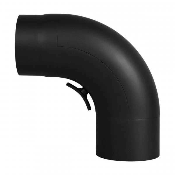 Fullformbogen 90° Mit Reinigungsverschluß - 130 Mm Ø 1 Fullformbogen 90° Mit Reinigungsverschluß - 130 Mm Ø