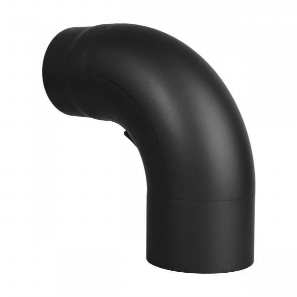 Fullformbogen 90° Mit Reinigungsverschluß - 130 Mm Ø 2 Fullformbogen 90° Mit Reinigungsverschluß - 130 Mm Ø – Bild 2