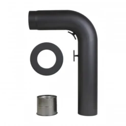 Rauchrohrset 90° Gezogener Bogen 150mm Ø Wandrosette Mauermuffe -Viessmann Geschaft 13 V3S G B1 1280x1280