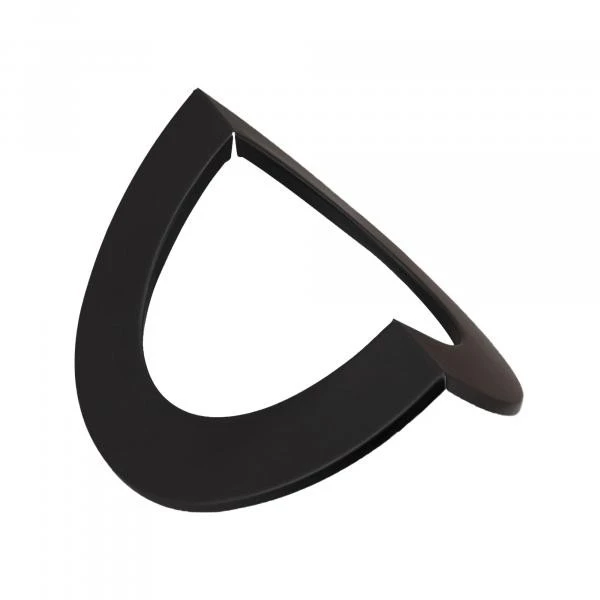 Eckwandrosette Für Außenecke 50 Mm Rand - 150 Mm Ø 1 Eckwandrosette Für Außenecke 50 Mm Rand - 150 Mm Ø