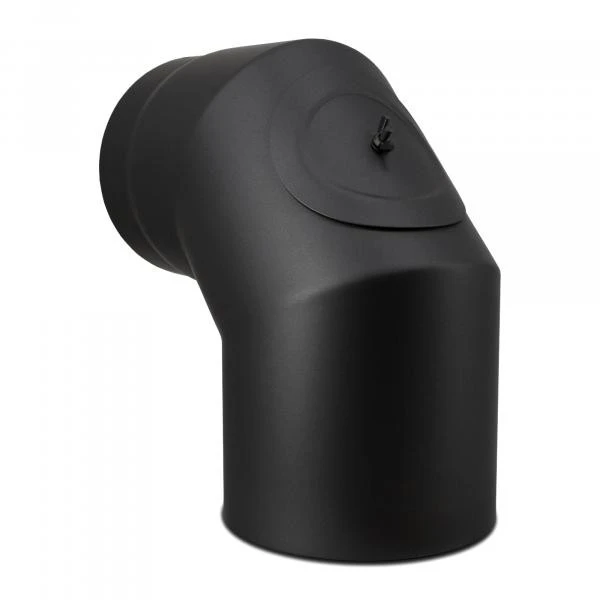 Bogen 90° Mit Reinigungsverschluß Zweimal Abgewinkelt - 120 Mm Ø 2 Bogen 90° Mit Reinigungsverschluß Zweimal Abgewinkelt - 120 Mm Ø – Bild 2