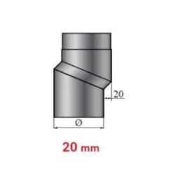Versatzbogen 20 Mm Länge 275 Mm - 130 Mm Ø -Viessmann Geschaft SB 20 titel 1280x1280
