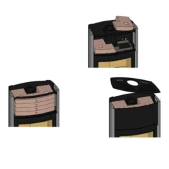 Genius Schwarz Kaminofen 7kW Optionale Speicherung -Viessmann Geschaft genius cera kaminofen speicherofen waermespeicherung 1280x1280