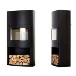 Genius Schwarz Kaminofen 7kW Optionale Speicherung -Viessmann Geschaft genius schwarz cera kaminofen web5 1280x1280