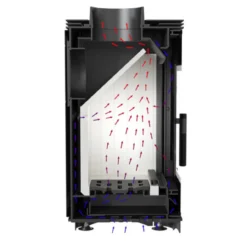 Koza Vega Kaminofen Mit 6 Kw -Viessmann Geschaft kaminofen koza vega luftzirkulation 1280x1280