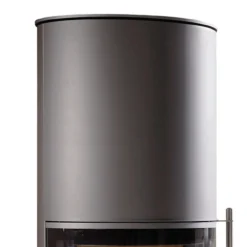 Akono 180° Panorama Kaminofen 7kW Wärmespeicherung Gussgrau 14 Akono 180° Panorama Kaminofen 7kW Wärmespeicherung Gussgrau -Viessmann Geschaft koppe akono gussgra oben 1280x1280