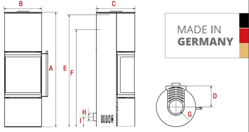 Akono 180° Panorama Kaminofen 7kW Wärmespeicherung Gussgrau 12 Akono 180° Panorama Kaminofen 7kW Wärmespeicherung Gussgrau – Bild 12
