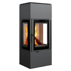 Thor View Panorama Kaminofen 8kW 3 Sichtscheiben