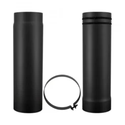 Teleskoprohr Mit Dichtringen Und Schelle Stufenlos Verstellbar 150mm Ø