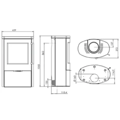TT80RLS Kaminofen Speckstein 5kW -Viessmann Geschaft termatech tt80rl kaminofen masse 1280x1280