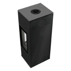 Thor View Panorama Kaminofen 8kW 3 Sichtscheiben -Viessmann Geschaft thor 8 view hinten 1280x1280