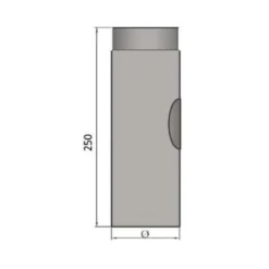Verlängerungsrohr 250 Mm Lang Mit Reinigungsöffnung 150 Mm Ø 5 Verlängerungsrohr 250 Mm Lang Mit Reinigungsöffnung 150 Mm Ø -Viessmann Geschaft verlaengerung mit reinigungs oeffnung 250mm 1280x1280